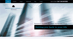 Desktop Screenshot of krylaw.ca